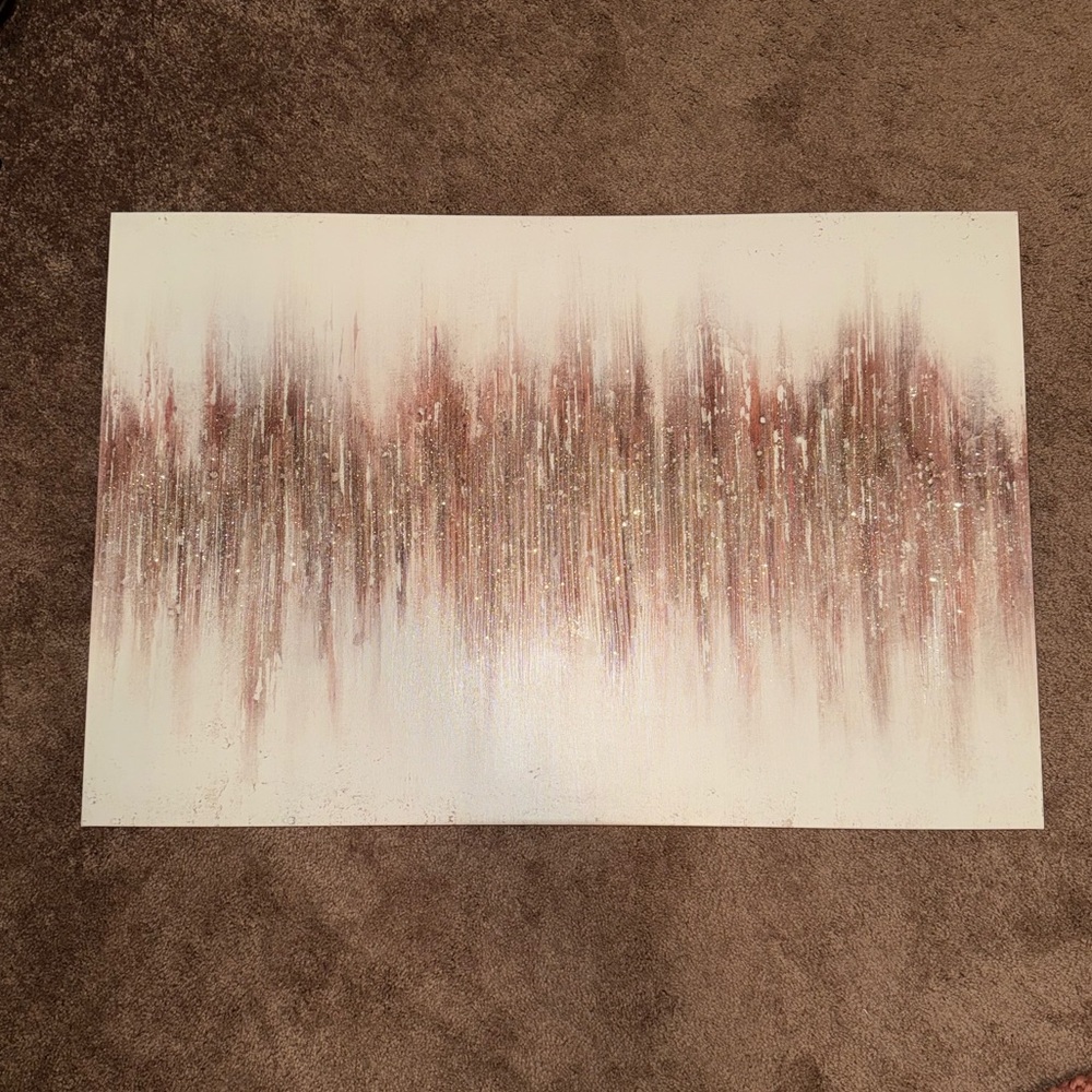 Abstract Soundwave Canvas Art